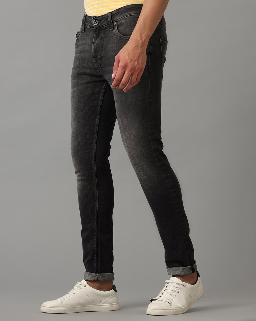 BLACK AWASUN STRAIGHT FIT JEANS