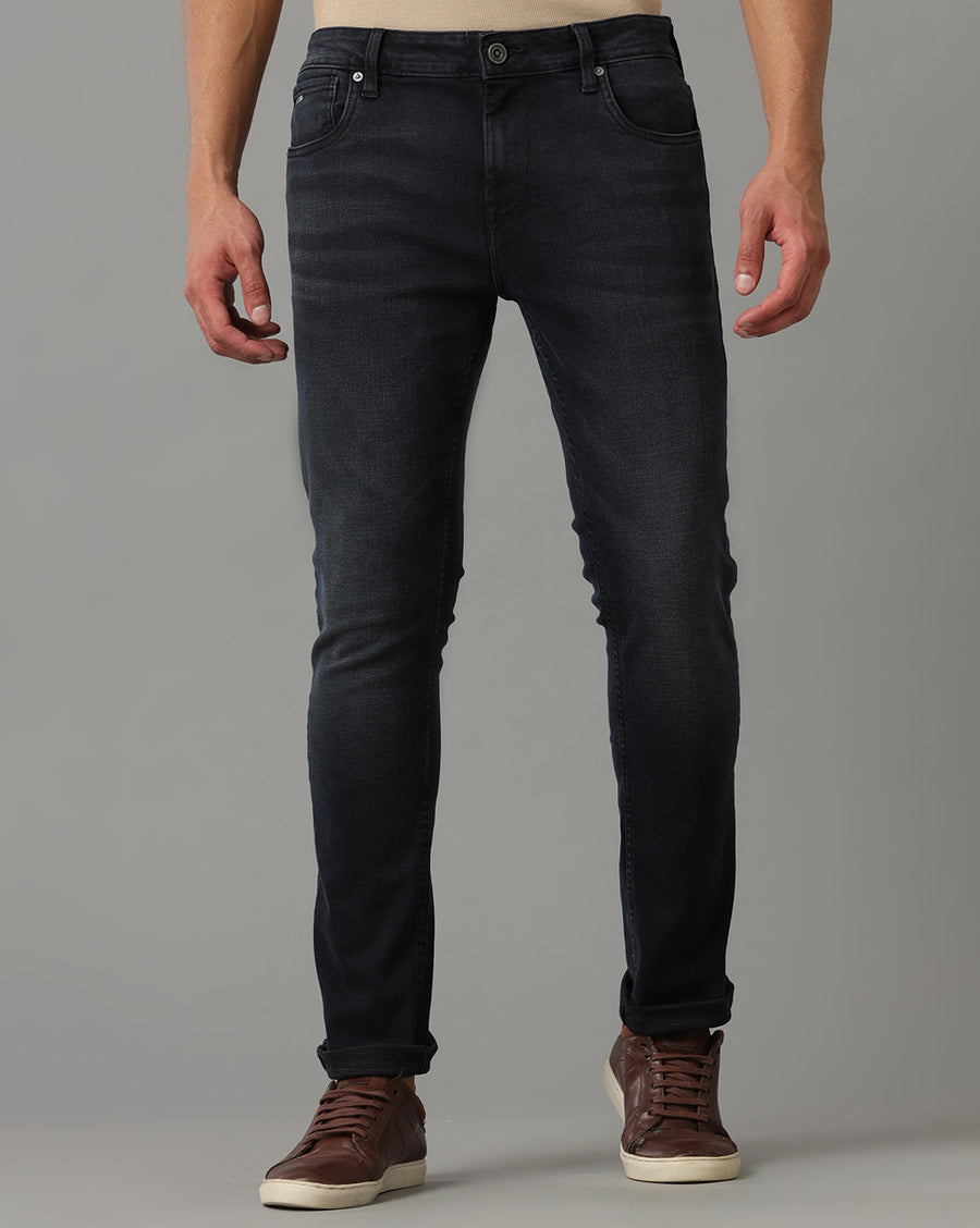 INDIGO TRACK SKINNY FIT JEANS