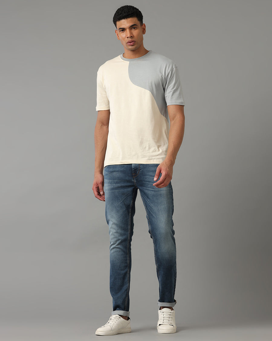 INDIGO TRACK SKINNY FIT JEANS