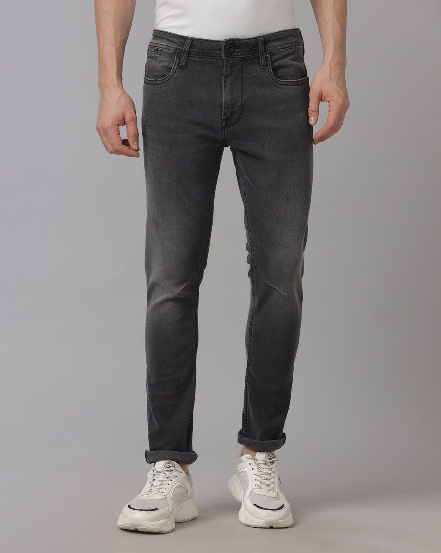 Men's Dark Grey Arturo Skinny Fit Jeans