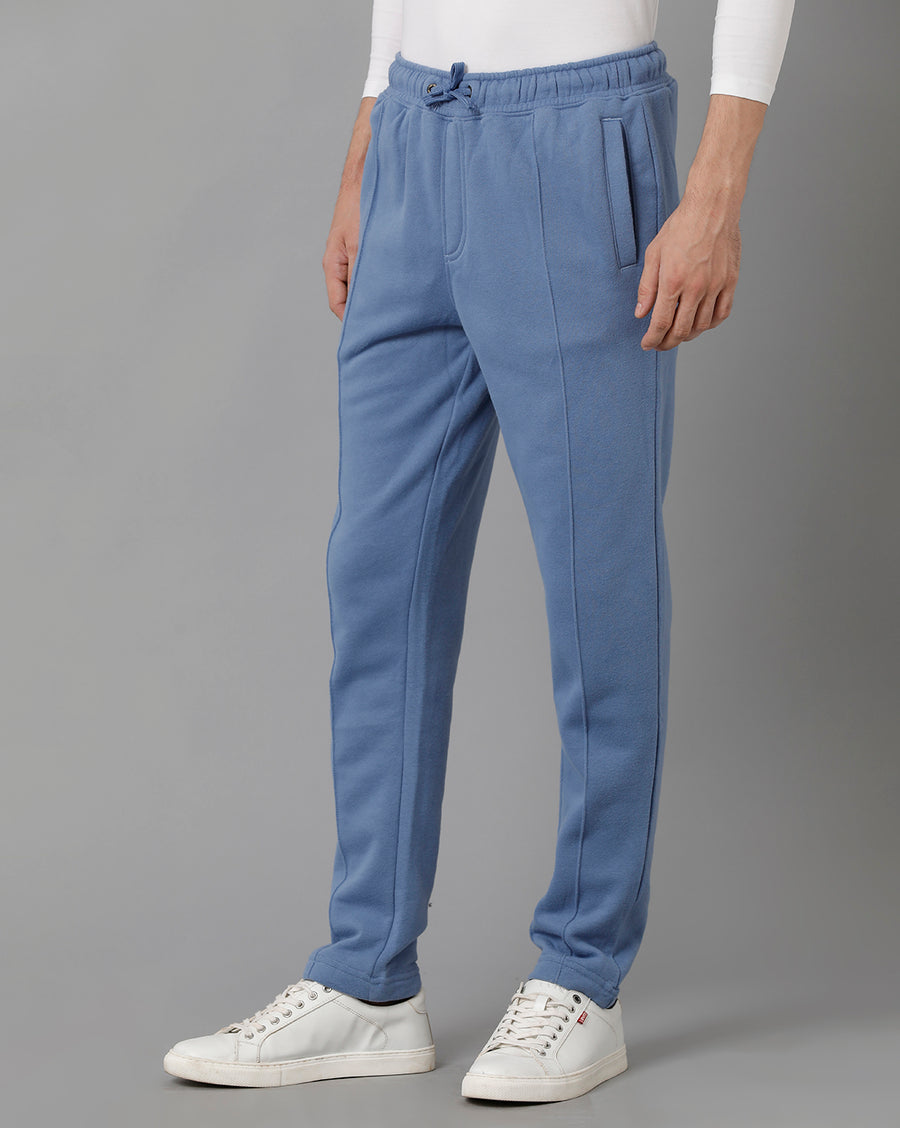 Voi Jeans Men's Kings Blue Regular Fit Trackpant