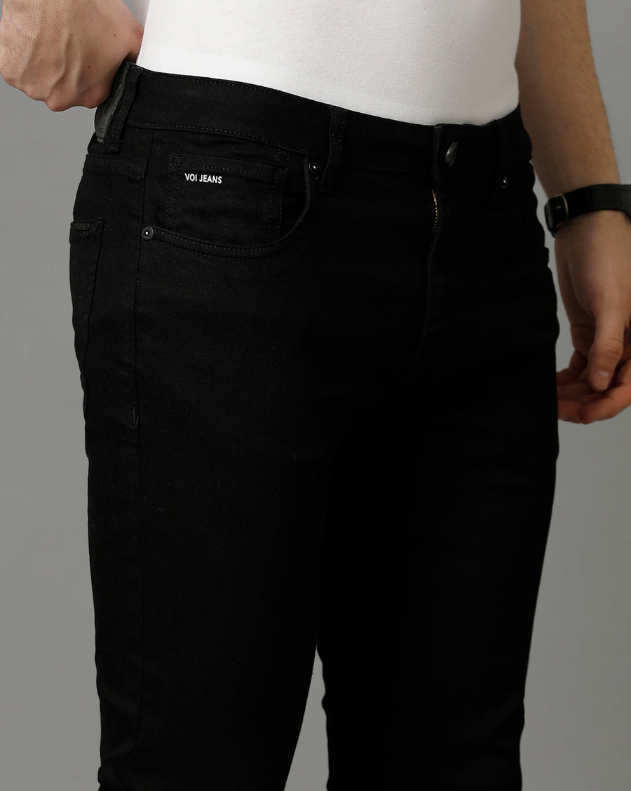 Voi Jeans Mens Black Arturo Jeans