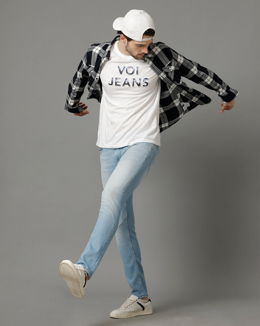 Voi Jeans Mens Light Blue Arturo Jeans