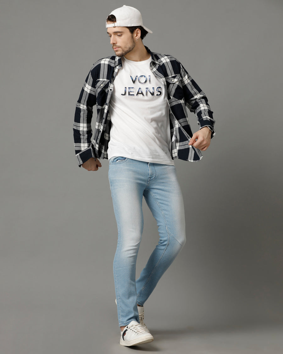 Voi Jeans Mens Light Blue Arturo Jeans