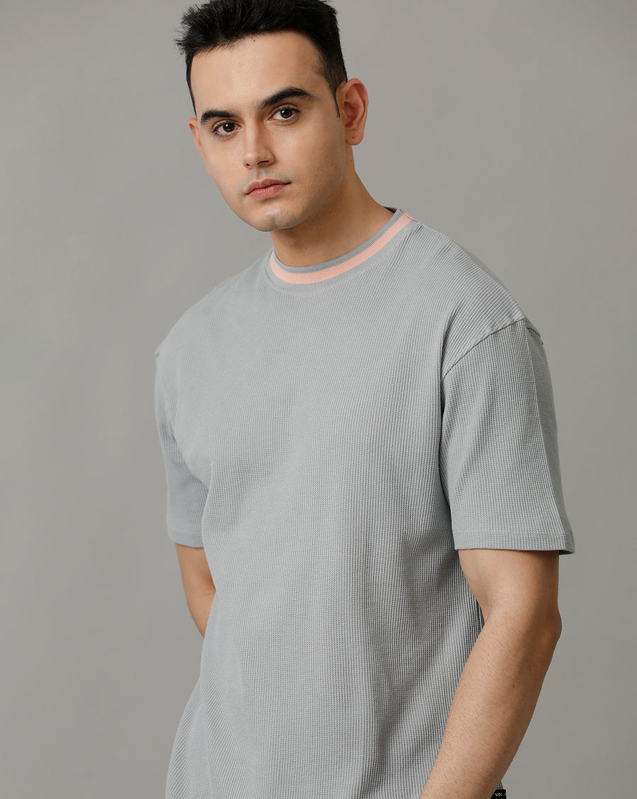 Voi Jeans Mens Quarry Boxy Fit Cotton T-Shirt