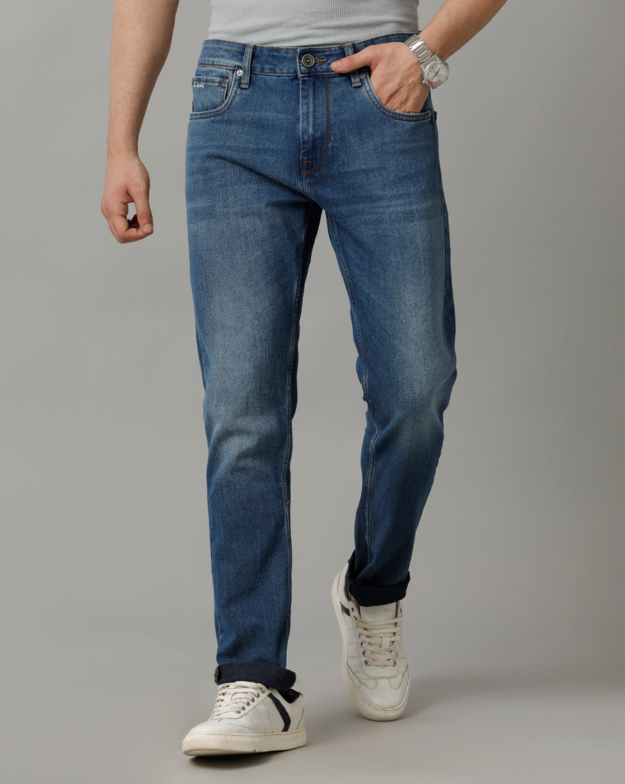 Voi Mens Jet Indigo Track Skinny Jeans