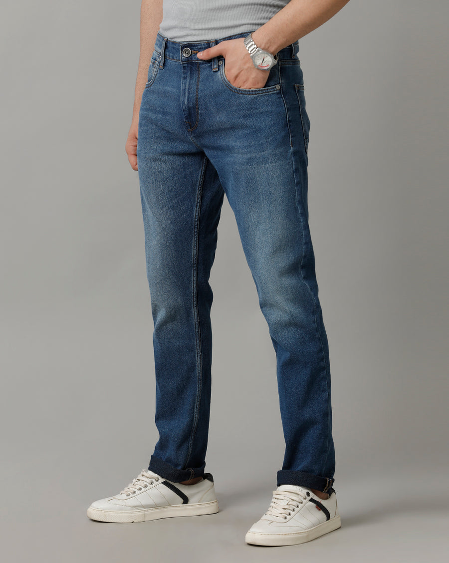 Voi Mens Jet Indigo Track Skinny Jeans