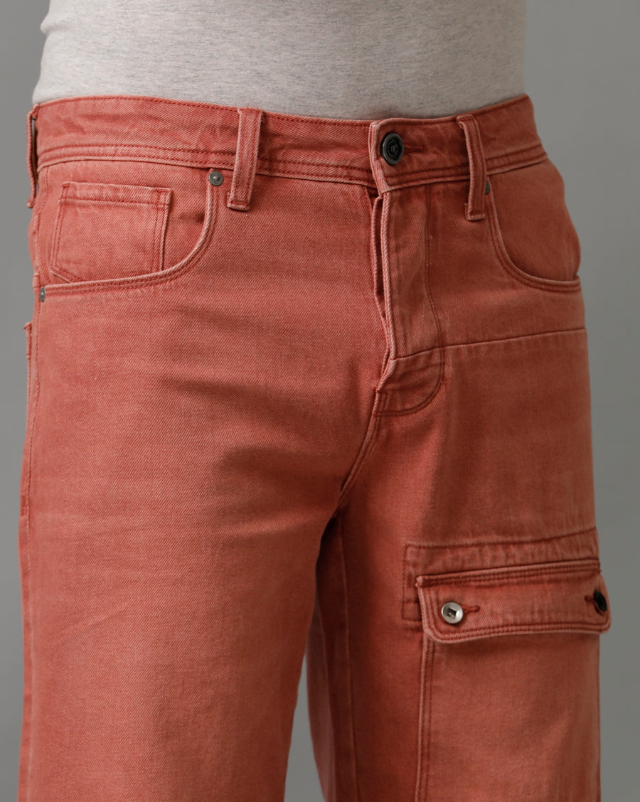 CRANBERRY DENIM REGULAR FIT SHORTS