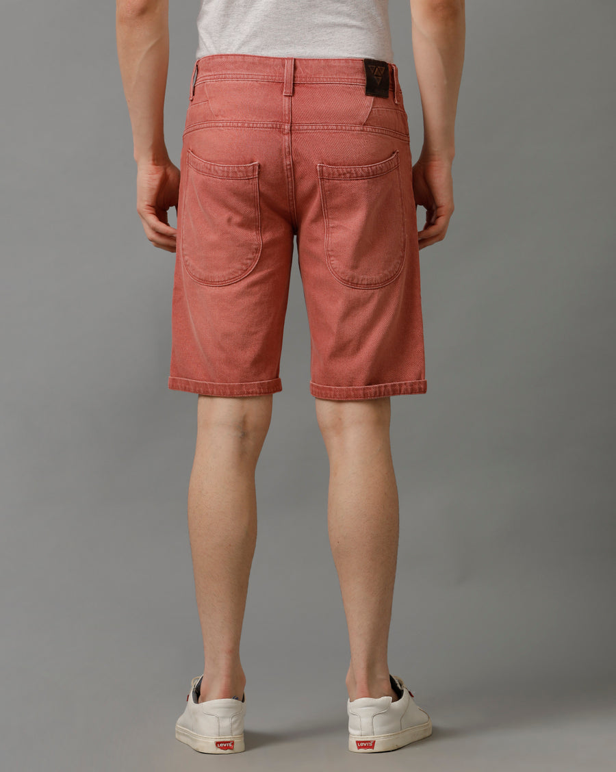 CRANBERRY DENIM REGULAR FIT SHORTS