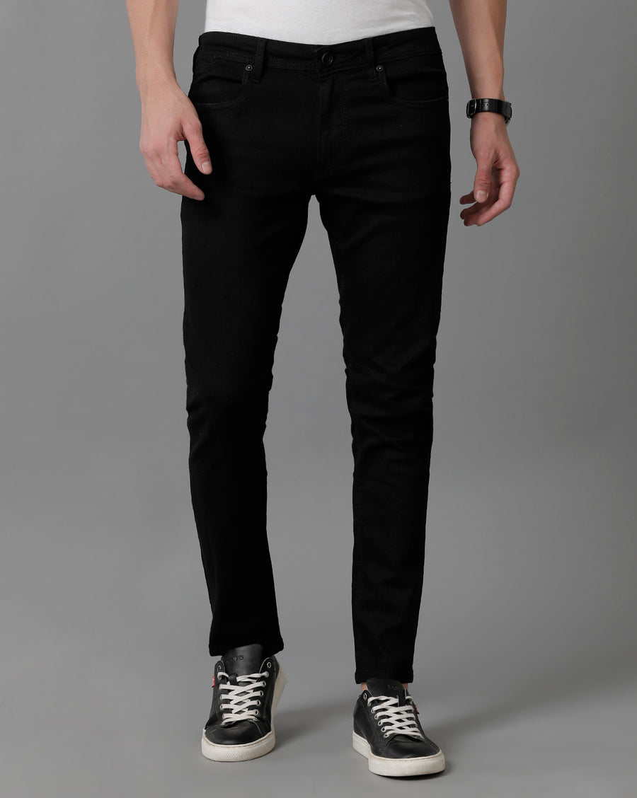 Voi Jeans Men Skinny Fit Mid-Rise Clean Look Stretchable Jeans