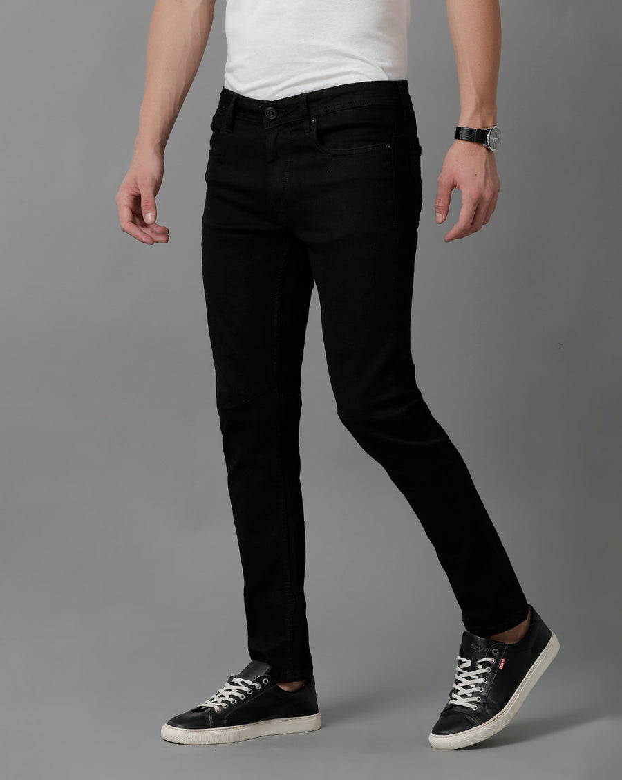 Voi Jeans Men Skinny Fit Mid-Rise Clean Look Stretchable Jeans