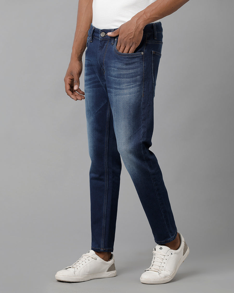 Voi Jeans Men Slim Fit Cropped Jeans