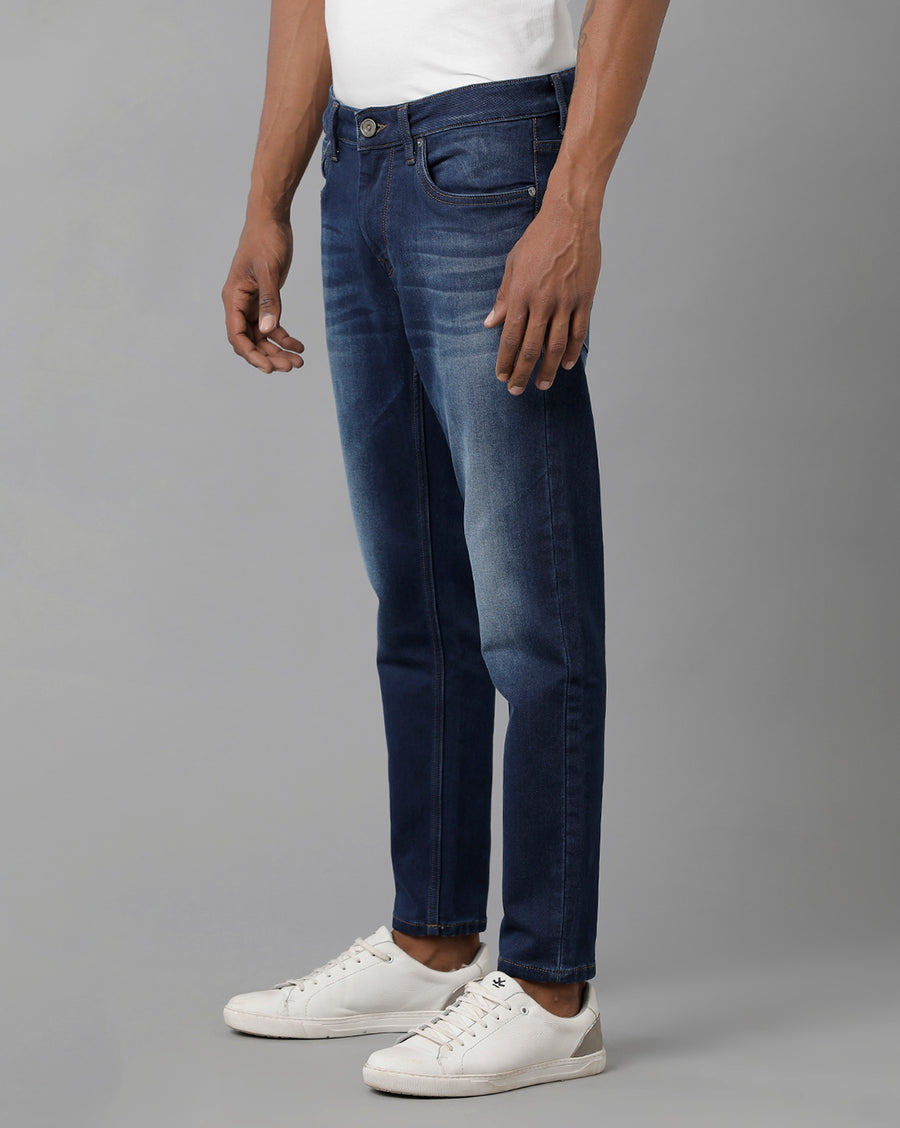 Voi Jeans Men Slim Fit Cropped Jeans