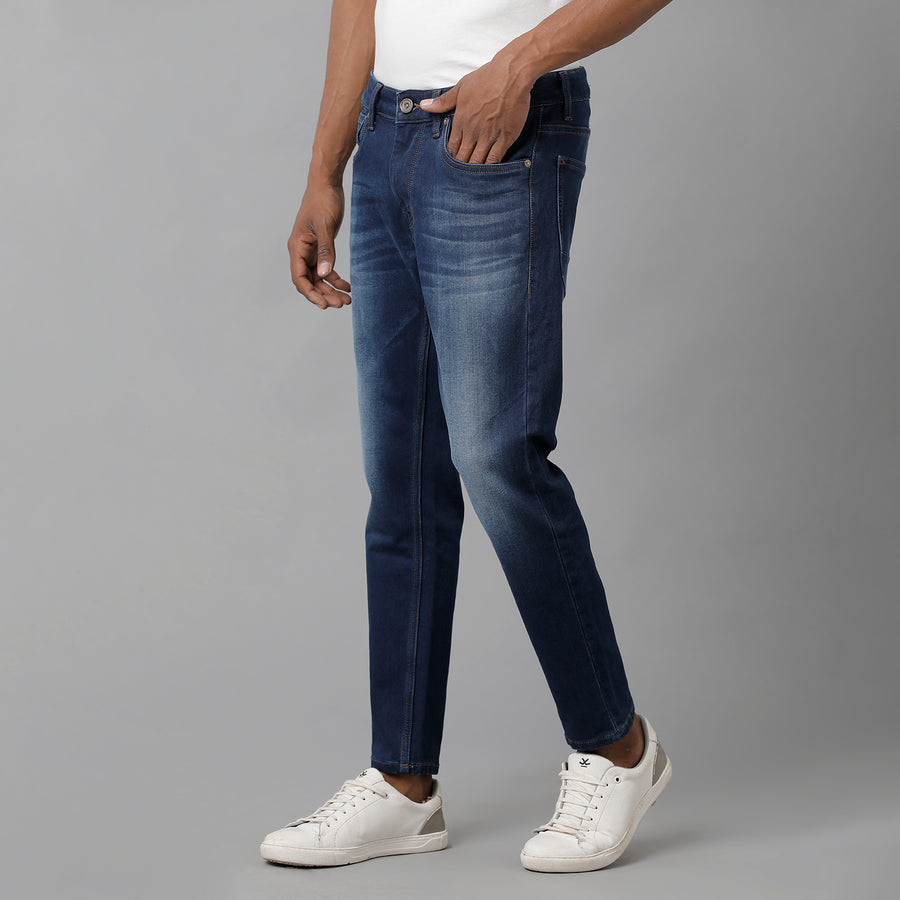 Voi Jeans Men Slim Fit Cropped Jeans