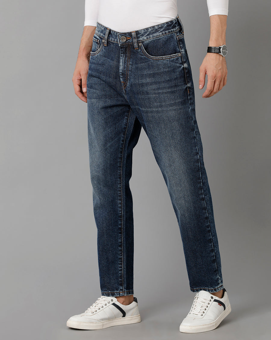 Voi Jeans Men's Indigo Collin Cropped Skinny Jeans