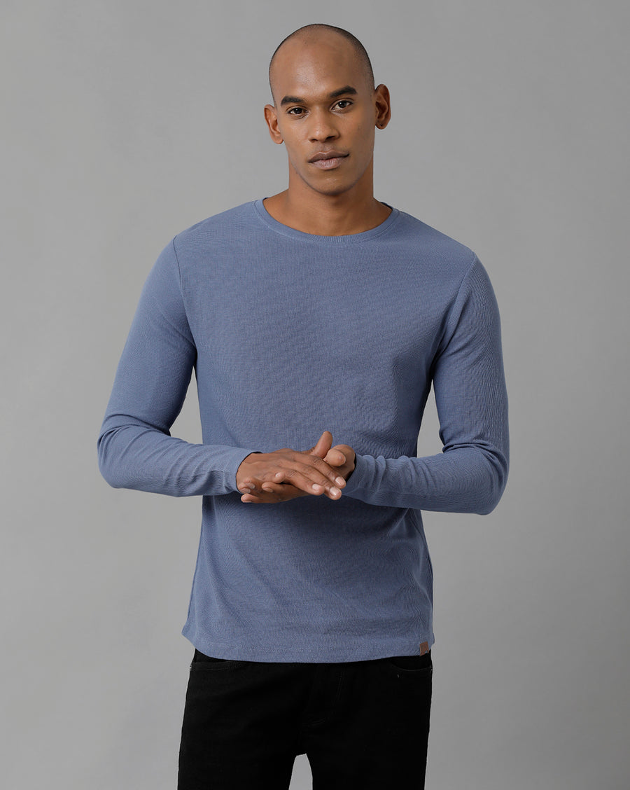 Men's MoonLight Blue Regular Fit T-Shirt