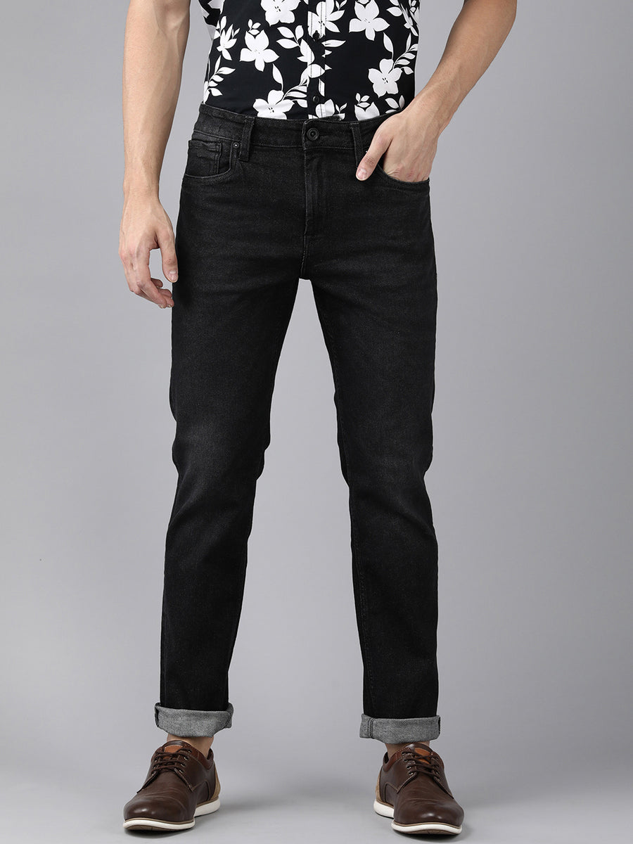 Men's Black Slim Fit Jeans