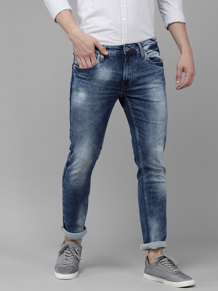 Men Indigo Skinny Fit  Jeans