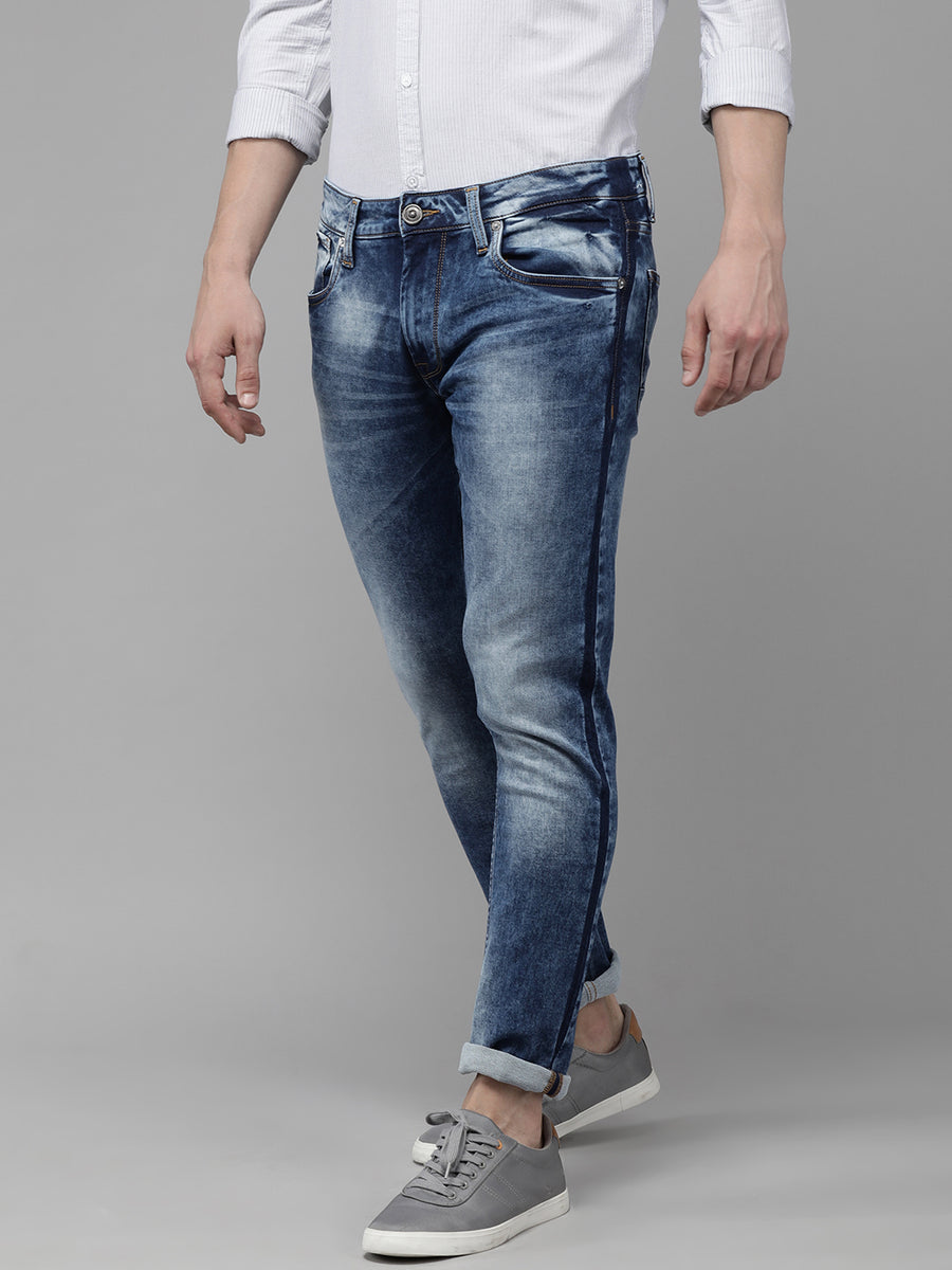 Men Indigo Skinny Fit  Jeans