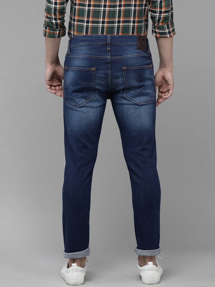 Men Mid Blue Skinny Fit  Jeans