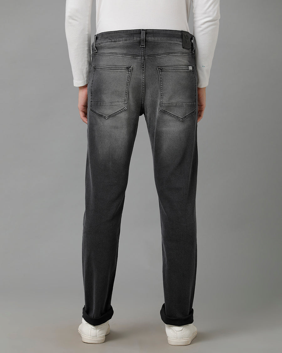 Voi Jeans Men's Grey Borris Slim Tapered Fit Jeans - VOJN1815