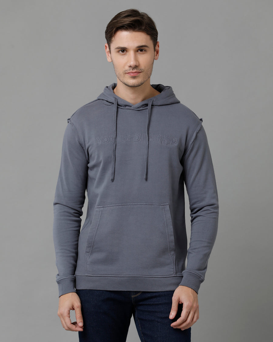 Voi Jeans Grey Men's Sweatshirt - VOSS1051