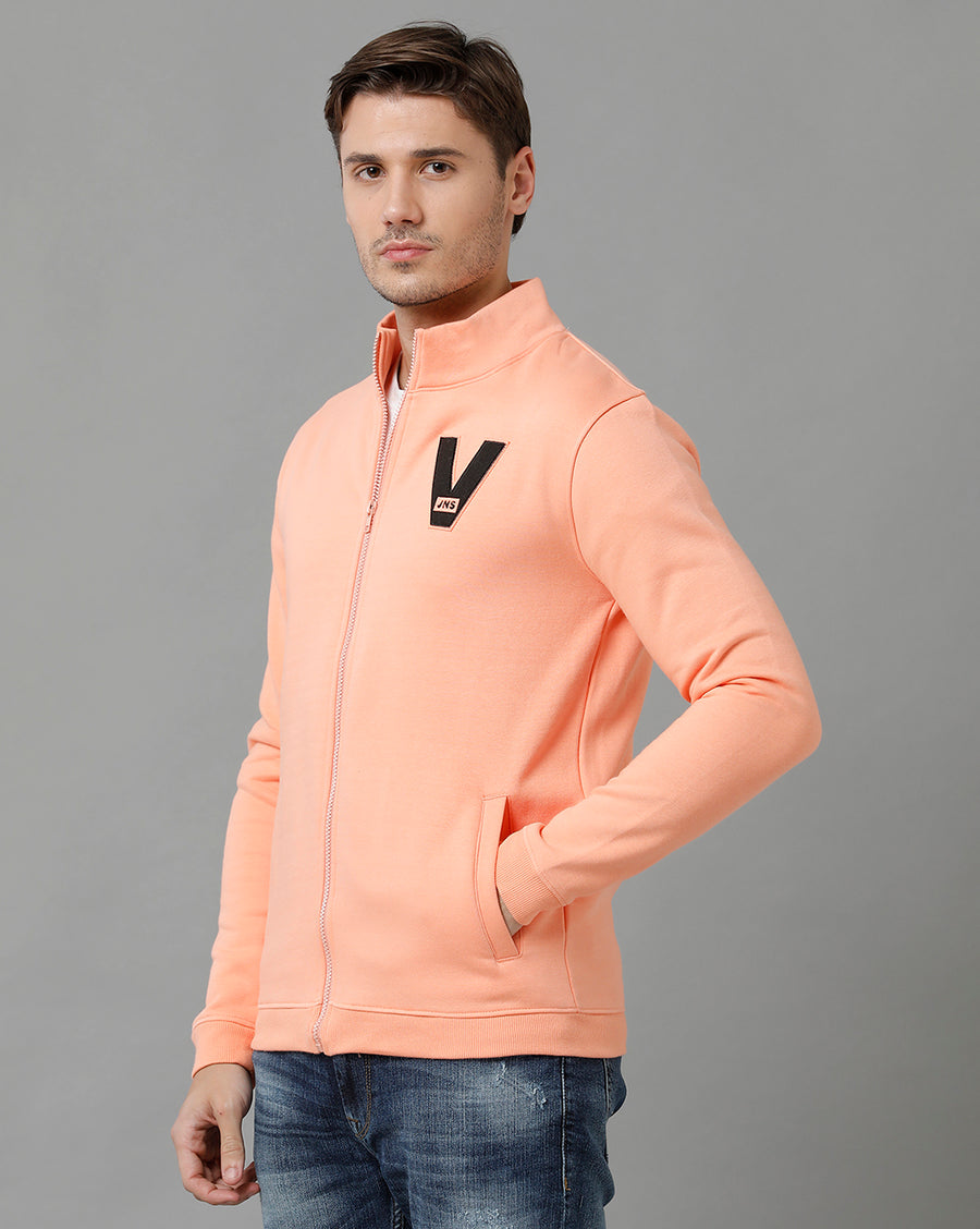 Voi Jeans Men's Orange Yellow Sweatshirt - VOSS1142
