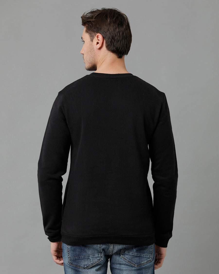 Voi Jeans Men's Mineral Black Sweatshirt - VOSS1153